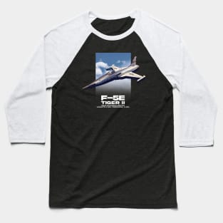 F-5E Tiger II Fighter Baseball T-Shirt